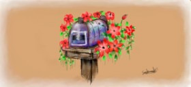 Drawing of Mailbox by Shiney🪶