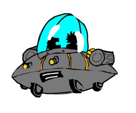 Né_Bulleux の 宇宙船 の絵