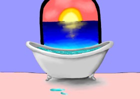 Badewanne-Zeichnung von Foo