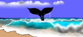 Çhåching の クジラ の絵