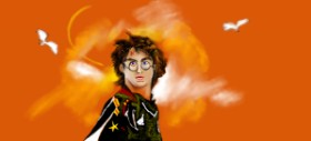 Drawing of Harry Potter by Çhåching