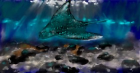 Рисунок на тему «Скат» — автор: Eclat de Lune