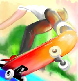 Drawing of Skateboard by ⋆su⋆vinci彡