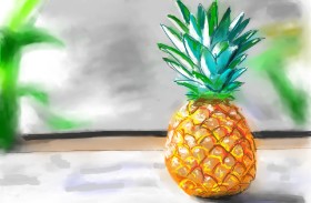 Рисунок на тему «Ананас» — автор: DrawSomething