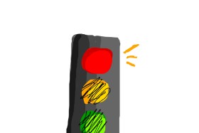 Nostalgia の 信号機 の絵