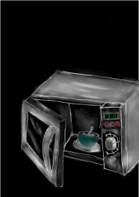 Drawing of Microwave by Amanah🥰