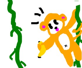 Anonymous の 猿 の絵