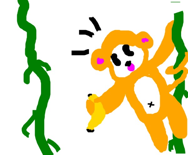 Anonymous の 猿 の絵