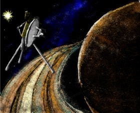 Drawing of Saturn by Mari