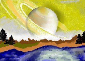 Saturn - autor: SAM AKA MARGARET 🙄