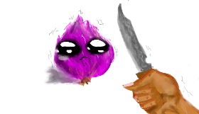 Drawing of Onion by Sadreign Superemo