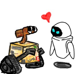 Kat の ロボット の絵
