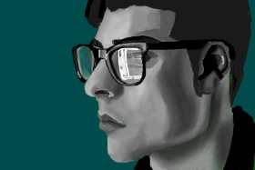 UmbrellaAcademy の 眼鏡 の絵