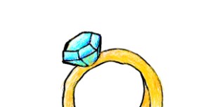 Drawing of Diamond by Orange Louse