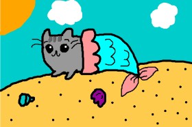 i love my Nana の 人魚 の絵