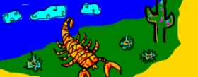 Drawing of Scorpion by liv