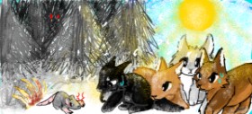 Рисунок на тему «Волк» — автор: Koui