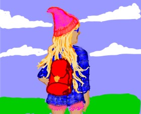 Cherri の バックパック の絵