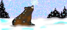 Debidolittle の 雪の結晶 の絵