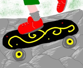 Drawing of Skateboard by Zerous 👩‍🎤