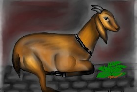 Jan の ヤギ の絵