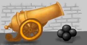 shelby の 大砲 の絵