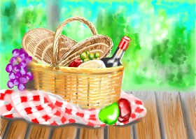 ⋆su⋆vinci彡 の ピクニック の絵