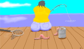 Flowerpot の 虫 の絵