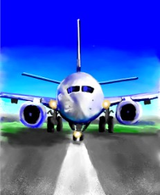 Яandi の 飛行機 の絵