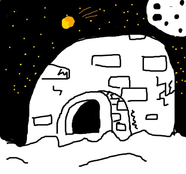 Рисунок на тему «Иглу» — автор: Rusty