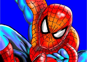 ⋆su⋆vinci彡 の スパイダーマン の絵