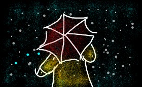 Kuroi-Senpai の 傘 の絵