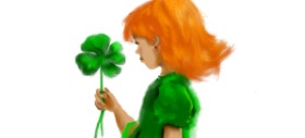 Annie の クローバー の絵