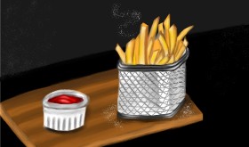 Aminich の フライドポテト の絵
