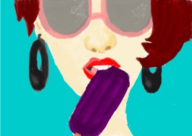 Рисунок на тему «Эскимо» — автор: Vicki