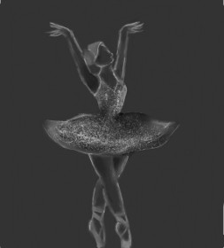 Drawing of Ballerina by Lixxie
