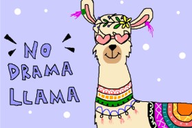 Рисунок на тему «Лама» — автор: InessA