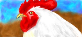 Рисунок на тему «Курица» — автор: Debidolittle