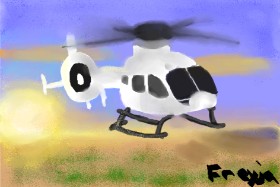 Helikopter - autor: jess