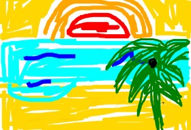 Nareen の ビーチ の絵