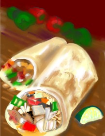 ⋆su⋆vinci彡 の ブリトー の絵