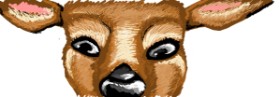 Drawing of Deer by Whispful