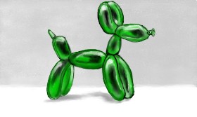 Tim の 風船 の絵