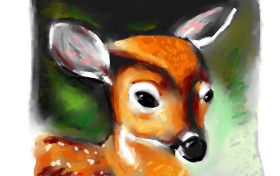 DrawSomething の バンビ の絵