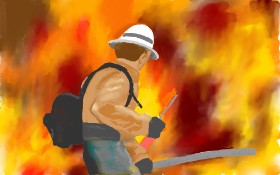 GJP の 消防士 の絵