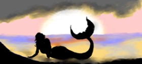 Debidolittle の 人魚 の絵