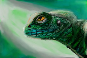 Mia の トカゲ の絵