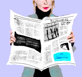 Clar の 新聞 の絵