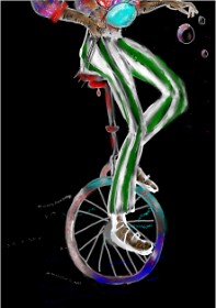 Drawing of Unicycle by Amanah🥰