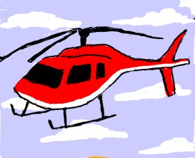 Helikopter - autor: Cherri